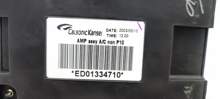 Nissan Almera (2000 - 2006) ED01334710 Модуль управления кондиционером — фото 2