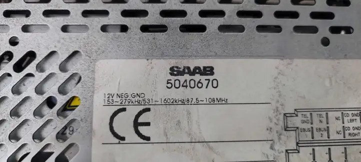 Saab 9-3 Ver1 (1998 - 2005) 5040670 Магнитола / мультимедийная система — фото 2