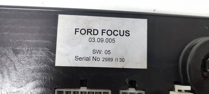 Ford Focus (2005 - 2008) 2989 Блок управления климат-контролем — фото 2