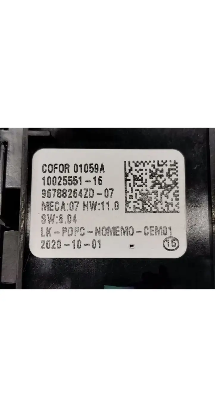 Peugeot 208 (2019 - ) 96788264ZD Кнопка стеклоподъемников — фото 3