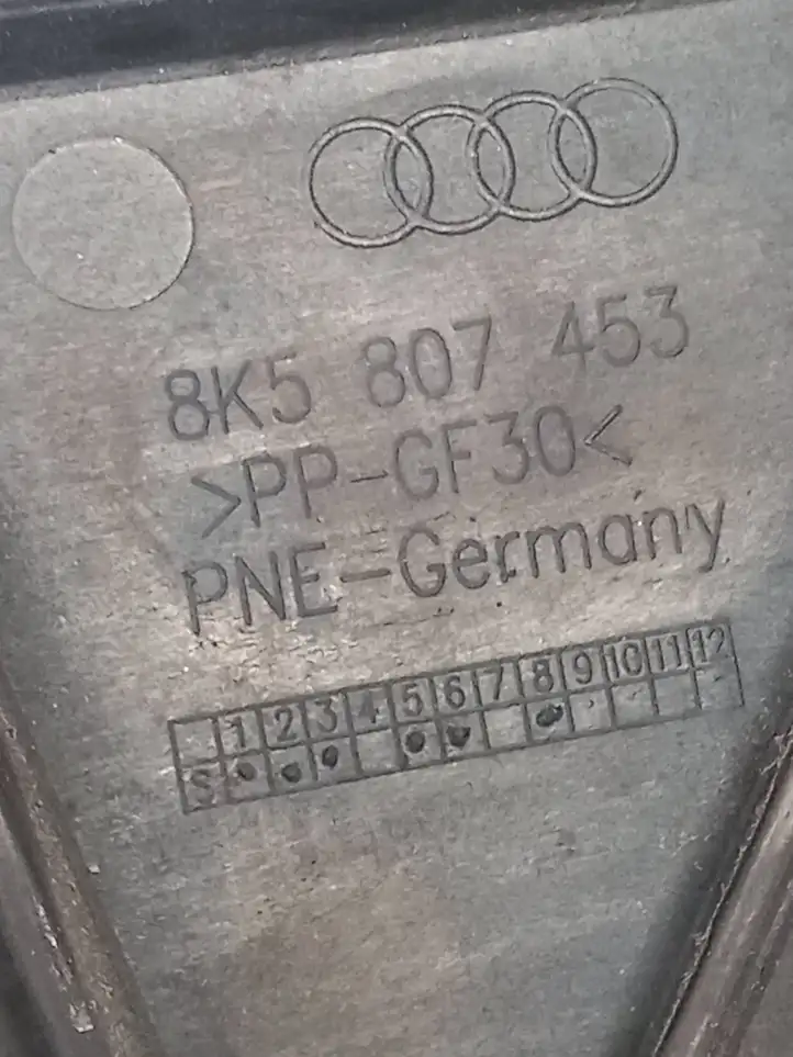 Audi A4 S4 B8 8K (2007 - 2011) 8K5807453 Кронштейн заднего бампера — фото 3