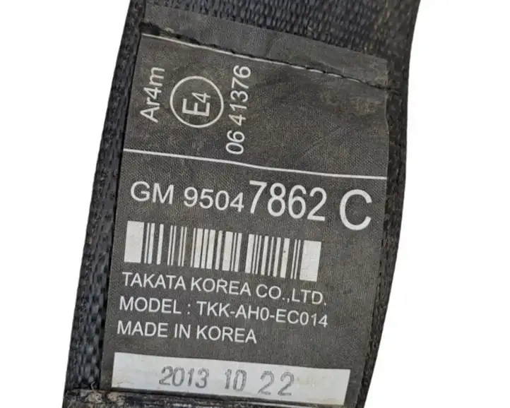 Opel Mokka (2012 - 2016) 95047862 Центральный ремень безопасности — фото 5