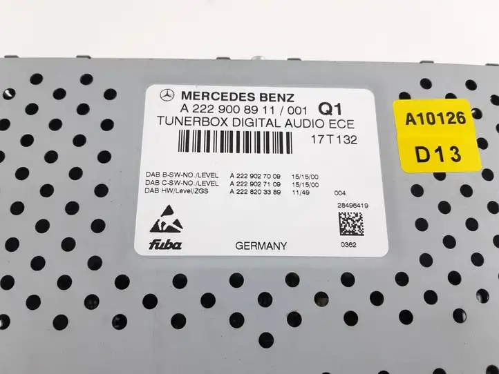 Mercedes-Benz C W205 (2014 - 2021) A2229008911 Магнитола / мультимедийная система — фото 2