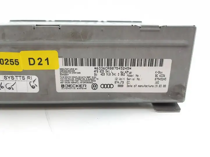 Audi A6 S6 C6 4F (2004 - 2008) 4F0035541L Магнитола / мультимедийная система — фото 4