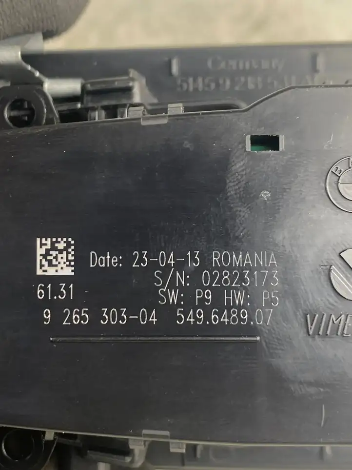 BMW 3 F30 F35 F31 (2012 - 2018) 9265303 Включатель фонарей — фото 5