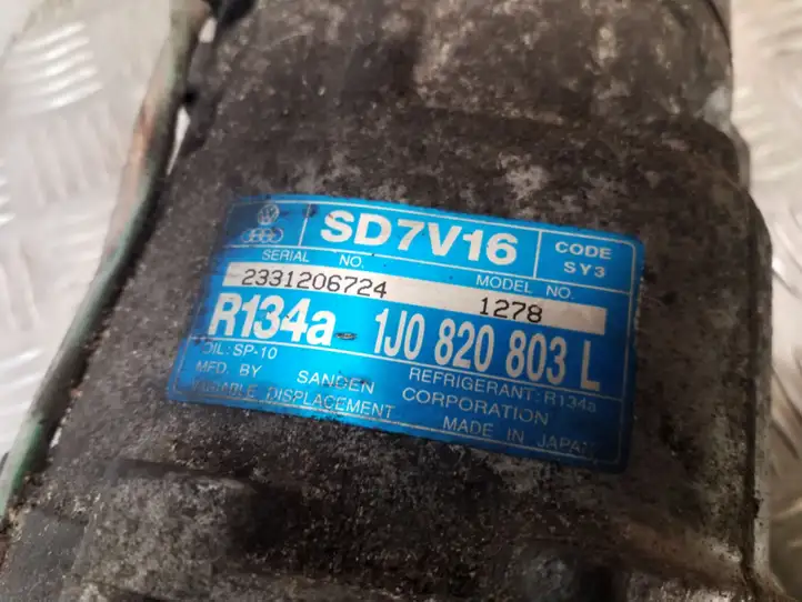 Seat Leon (1M) (1998 - 2006) 1J0820803L Компрессор (насос) кондиционера воздуха — фото 2