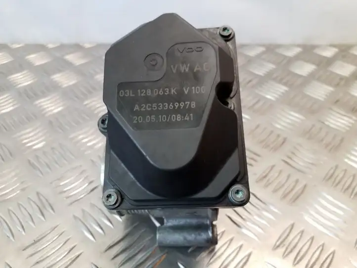 Skoda Yeti (5L) (2009 - 2012) 03L128063K Дроссельная заслонка — фото 3