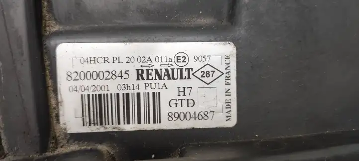Renault Laguna II (2001 - 2005) 8200002845 Передняя фара — фото 2