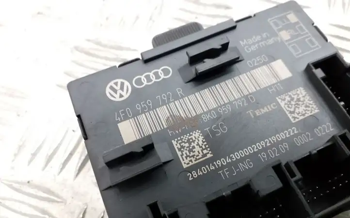 Audi A6 S6 C6 4F (2008 - 2011) 4F0959792R Блок управления дверью — фото 3