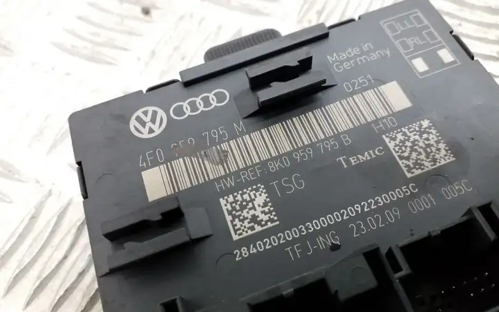 Audi A6 S6 C6 4F (2008 - 2011) 4F0959795M Блок управления дверью — фото 2