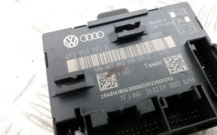 Audi A6 S6 C6 4F (2008 - 2011) 4F0959793R Блок управления дверью — фото 3
