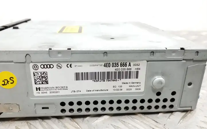 Audi A6 S6 C6 4F (2008 - 2011) 4E0035666A Магнитола / мультимедийная система — фото 5