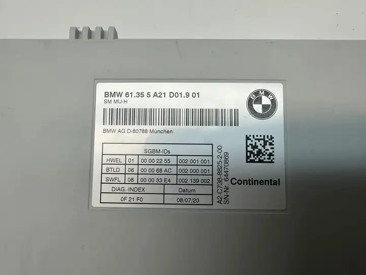 BMW X5 G05 (2018 - ) 61355A21D01901 Блок управления сиденьем — фото 2