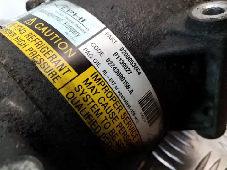 Nissan Primera (2001 - 2008) 8200053264 Компрессор (насос) кондиционера воздуха — фото 2