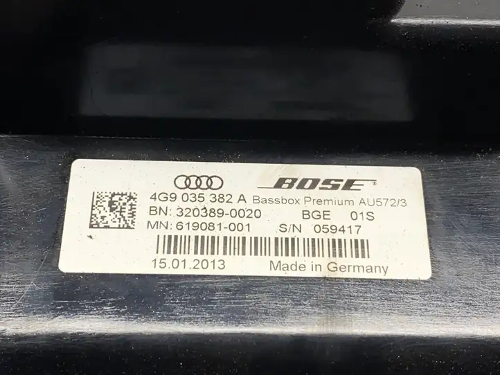 Audi A7 S7 4G (2010 - 2014) 4G9035382A Сабвуфер — фото 2
