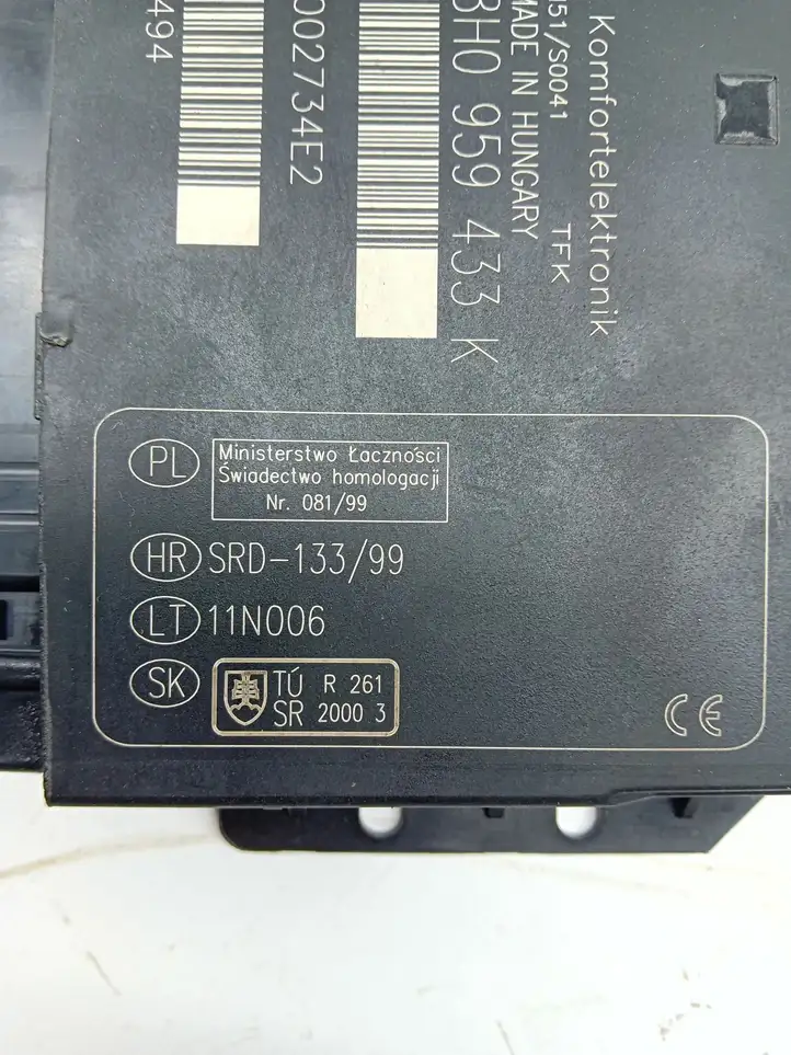 Audi A4 S4 B6 8E 8H (2000 - 2006) 8H0959433K Модуль комфорта — фото 5