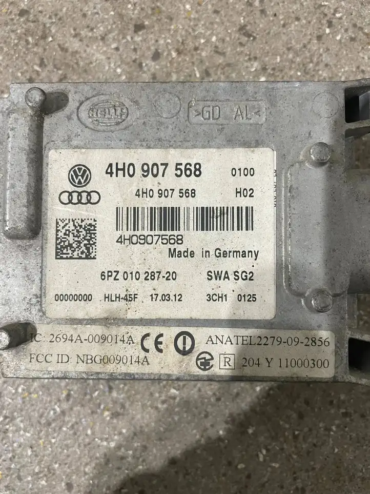 Audi A8 S8 D4 4H (2010 - 2014) 4H0907568 Радар контроля слепых зон — фото 4