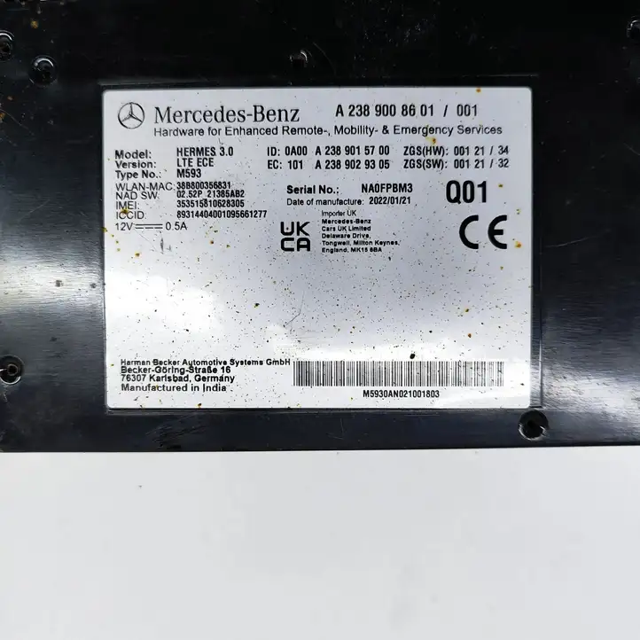Mercedes-Benz E W213 (2016 - ) A2389008601 Bluetooth модуль — фото 8