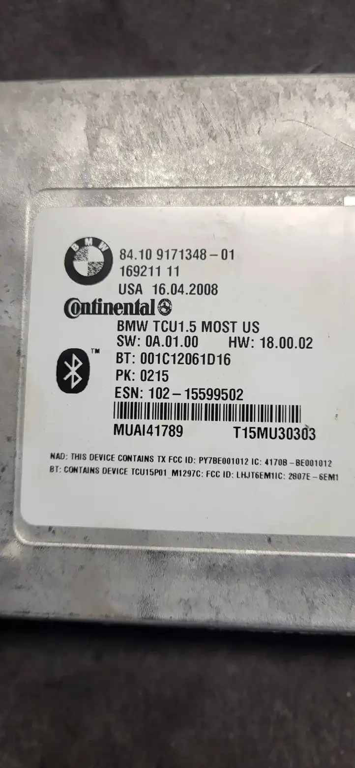 BMW 7 E65 E66 (2001 - 2008) 9171348 Bluetooth модуль — фото 3