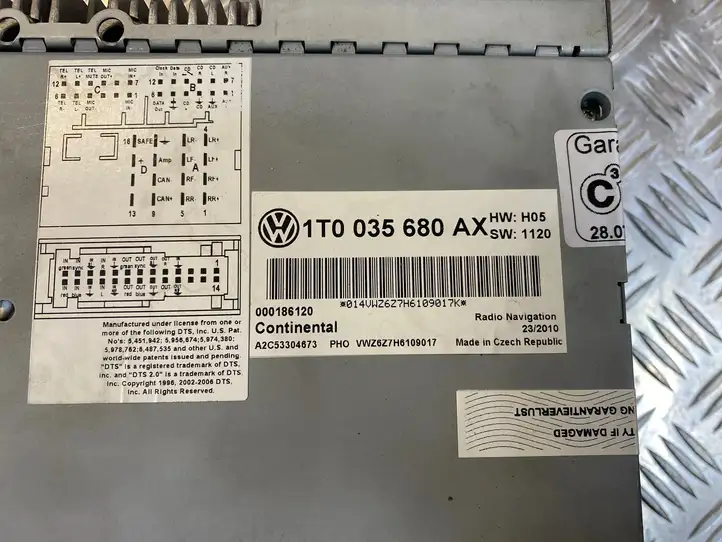 Volkswagen PASSAT B6 (2005 - 2010) 1T0035680AX Магнитола / мультимедийная система — фото 8