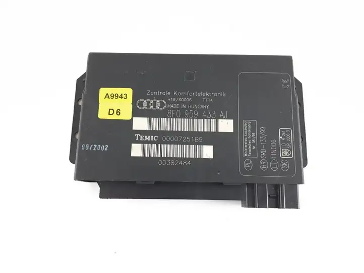 Audi A4 S4 B8 8K (2007 - 2011) 8E0959433AJ Модуль комфорта — фото 1