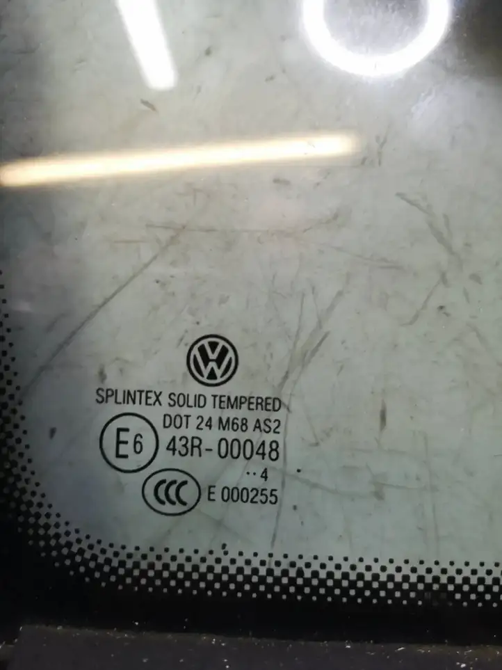 Volkswagen Touran I (2003 - 2010) 43R00048 Треугольное стекло кузова — фото 3