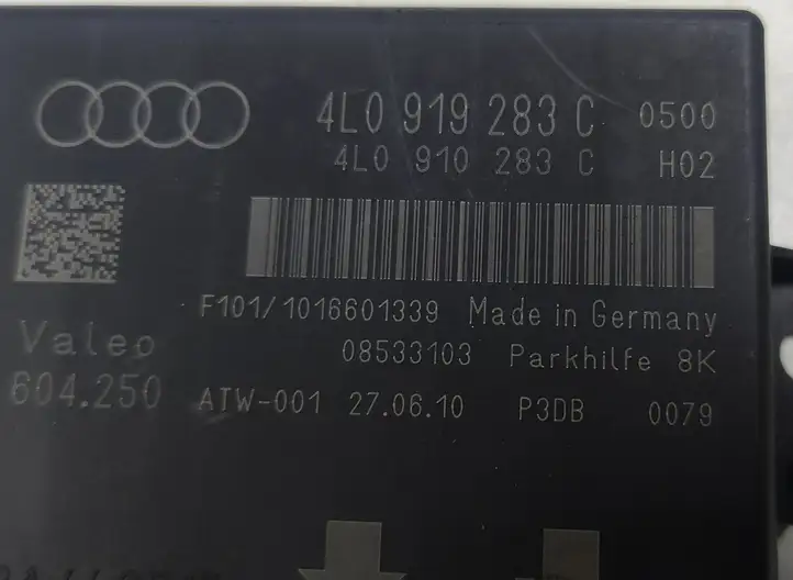 Audi A6 S6 C6 4F (2008 - 2011) 4L0919283C Блок управления парктрониками — фото 4