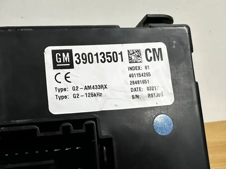 Opel Meriva B (2014 - 2018) 39013501 Модуль комфорта — фото 3