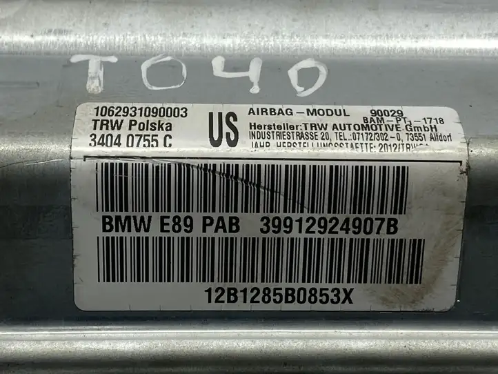 BMW Z4 E89 (2009 - 2017) 72129129249 Подушка безопасности пассажира — фото 10