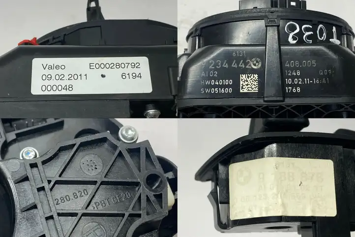 BMW 5 GT F07 (2010 - 2017) 9234442 Контактное кольцо SRS — фото 4