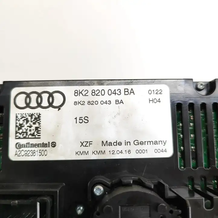 Audi Q5 SQ5 (2012 - 2017) 8K2820043BA Управление климат контролем — фото 5