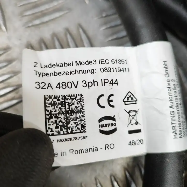 Volkswagen ID.4 (2020 - ) 4N0971675C Кабель для зарядки электромобилей — фото 7