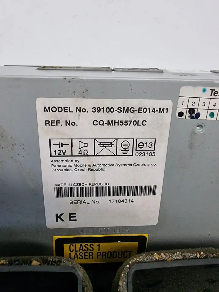 Honda Civic (2006 - 2011) 39100SMGE014M1 Магнитола / мультимедийная система — фото 6