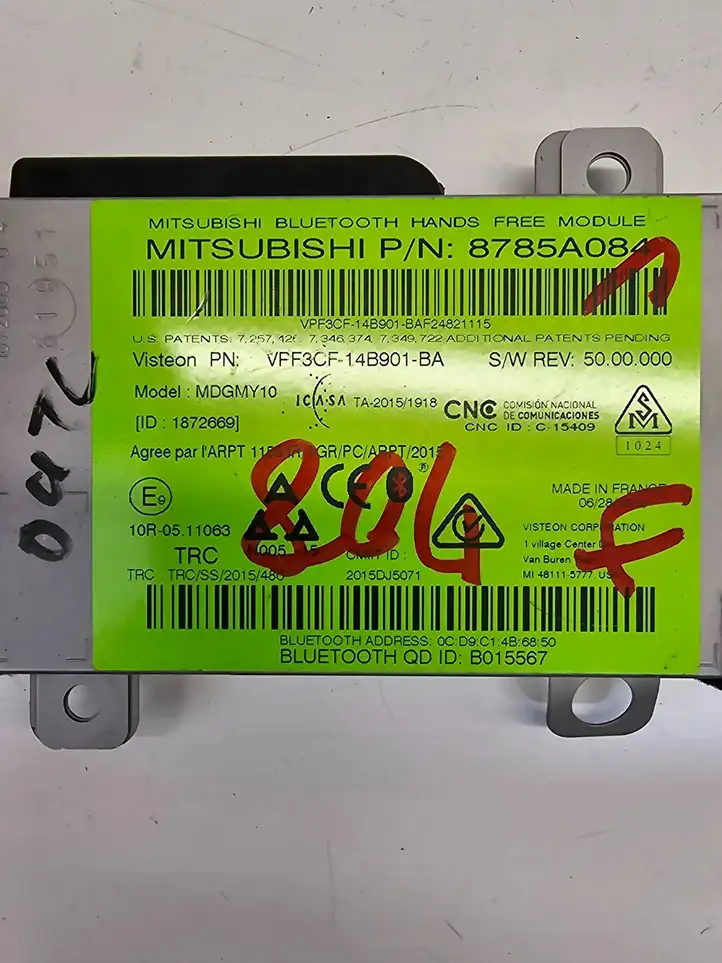 Mitsubishi Outlander (2018 - 2021) 8785a084 Bluetooth модуль — фото 3