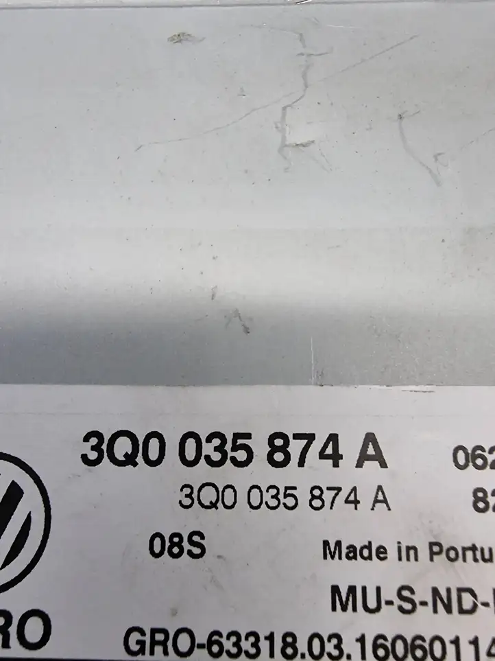 Volkswagen Golf VII (2013 - 2019) 3Q0035874A Магнитола / мультимедийная система — фото 5