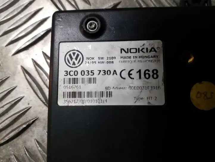 Volkswagen PASSAT B6 (2005 - 2010) 3C0035730A Bluetooth модуль — фото 2