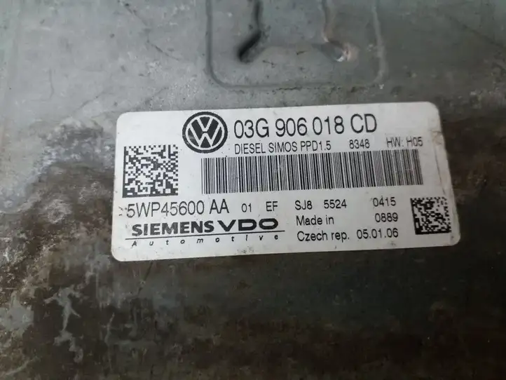 Volkswagen PASSAT B6 (2005 - 2010) 03G906018CD Блок управления двигателем (ECU) — фото 2