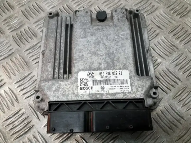 Seat Leon (1P) (2005 - 2012) 03G906016AJ Блок управления двигателем (ECU) — фото 1