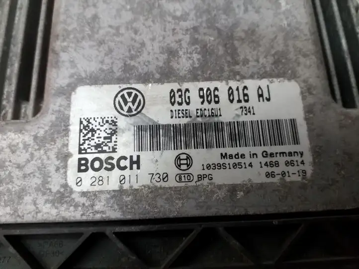Seat Leon (1P) (2005 - 2012) 03G906016AJ Блок управления двигателем (ECU) — фото 2