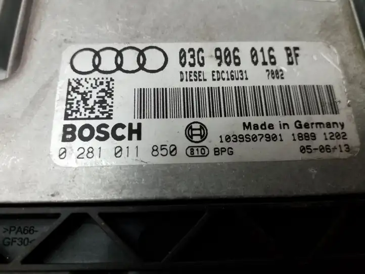 Audi A6 S6 C6 4F (2004 - 2008) 03G906016BF Блок управления двигателем (ECU) — фото 3