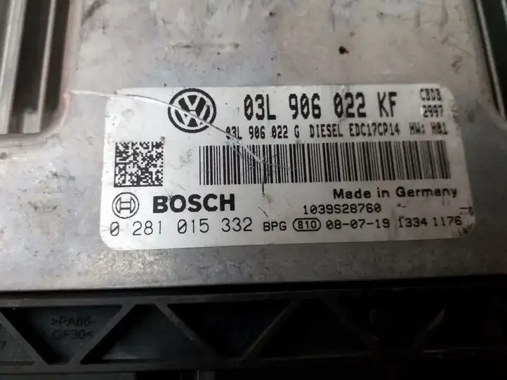 Volkswagen PASSAT B6 (2005 - 2010) 03L906022KF Блок управления двигателем (ECU) — фото 3