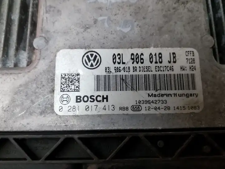 Skoda Superb B6 (3T) (2008 - 2015) 03L906018JB Блок управления двигателем (ECU) — фото 4