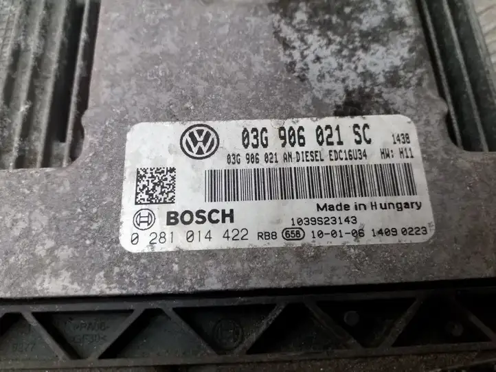 Seat Leon (1P) (2005 - 2012) 03G906021SC Блок управления двигателем (ECU) — фото 5