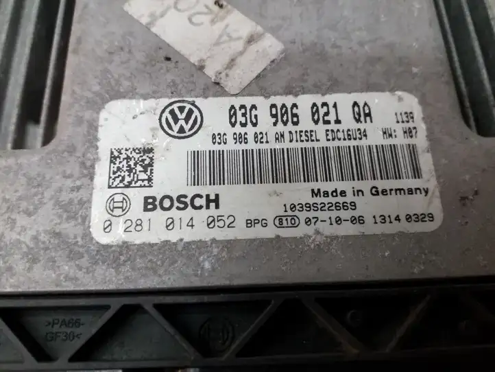 Volkswagen Golf V (2003 - 2009) 03G906021QA Блок управления двигателем (ECU) — фото 2