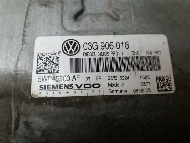 Volkswagen PASSAT B6 (2005 - 2010) 03G906018 Блок управления двигателем (ECU) — фото 2