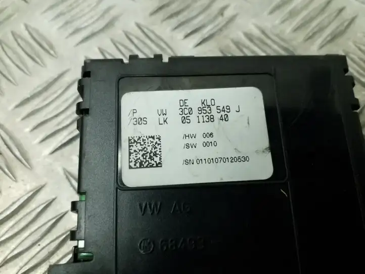 Volkswagen PASSAT B6 (2005 - 2010) 3C0953549J Прочие блоки управления — фото 6