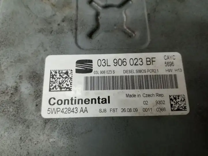 Seat Ibiza IV (6J,6P) (2008 - 2017) 03L906023BF Блок управления двигателем (ECU) — фото 2