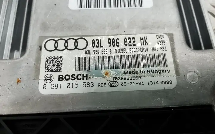 Audi A4 S4 B8 8K (2007 - 2011) 03L906022MK Блок управления двигателем (ECU) — фото 4