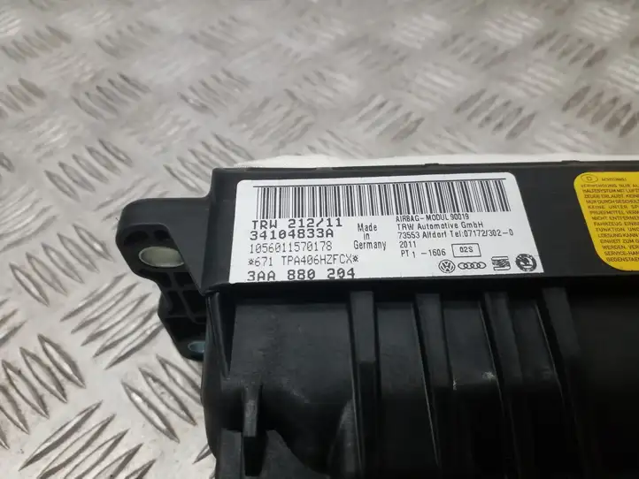 Volkswagen PASSAT B7 (2011 - 2014) 3AA880204 Подушка безопасности пассажира — фото 3