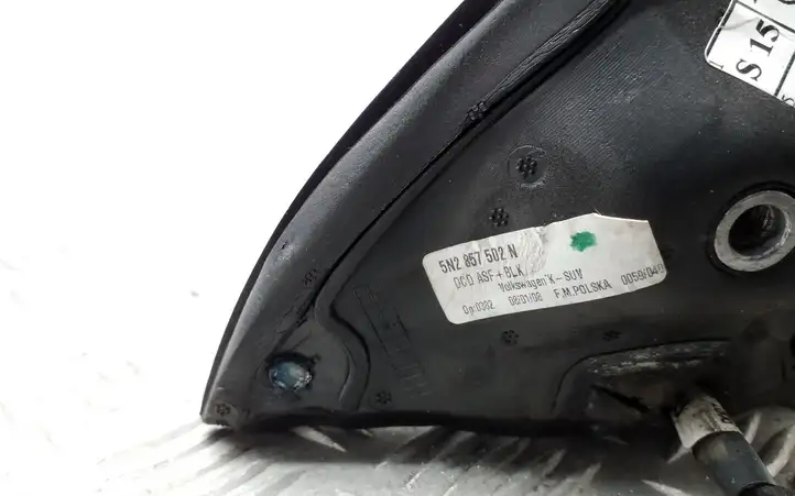 Volkswagen Tiguan (2007 - 2011) 5N2857502N Боковое зеркало с электроприводом — фото 5
